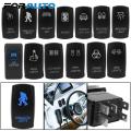 【INTERIOR】 12V 24V UTV Car Rocker Switch 10A 20A Waterproof Lighted Switches Pin ON Off For Marine ATV RZR RV Auto Truck. 