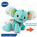 VTech Crawl with me Elephant Plush Toys Baby Crawling Toys 6 months 9 months 1 year Plush Crawling Elephant can crawl itself Music Toys Plush Toys Early Learning Toys Toddler Toys Boys and Girls. 