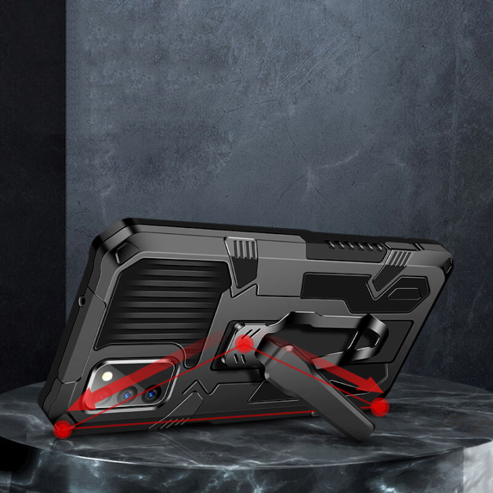 Shockproof%20Phone%20Case%20For%20Infinix%20Hot%209%20/%20Infinix%20Note%207%20Lite%20Rugged%20Armor%20Aluminum%20Magnetic%20Stand%20Metal%20Anti-fall%20Cover%20-%20Image%204