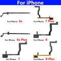 New For iPhone 6 6S 7 8 Plus Home Touch ID Return Fingerprint Button Motherboard Connection Connector Flex Cable. 