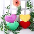 Creative Heart-shaped Colorful Material is soft Comfortable Throw Pillow Cushion Pillow. 