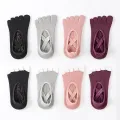 Women Bandage Yoga Socks Non-Slip Silicone Cotton Sports Fitness Dance Ballet Gym Workout Slipper with Grips Pilates Socks. 