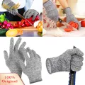 SuperRide Safety Gloves for Cutting Highly Protective Cut Resistant Gloves for Kitchen Chef Woodworking Level 5 Safety Gloves for Oyster Shucking Meat Cutting 1 Pair Comfortable to Wear Gloves. 