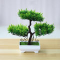 Artificial Plants Potted Bonsai Green Small Tree Plants Fake Flowers Potted Ornaments for Home Garden Decor Party Hotel Decor. 