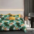 Pure twill cotton queen size bedsheet 3D. 