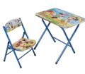 Table for Kids STUDY TABLE |Relaxdays Folding Children's Furniture Set, Metal Folding Chair & Table, Princess Motif, Space-Saving Foldable |LMH395LKG |eMALL. 