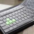 Keyboard Silicone Protector Film Skin Cover Desktop PC Transparent Silica Gel Bump Concave Keyboard Transparant Cover. 