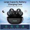 New TWS Bone Conduction Earphones Bluetooth 5.3 Earbuds Clip on Ear Comfortable Sport Digital Display Headsets for smartphones. 