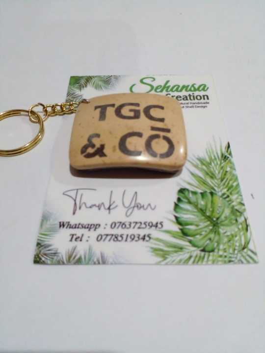 Coconut Shell Key Tag - TGC & Co | Daraz.lk