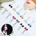 12 Pieces/set Women's Scarf Hijab Clip Brooch Pearl Brooch Fixed Hijab Gift for Friends Clothing Accessories Jewelry. 