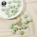 Prism Sea Shell Beads Assortment 10pcs Handmade Conch Shape Seashell Beads for Jewelry Making Summer Ceramic Beads for Bracelets Crafts Ceramic Conch Beads Set. 