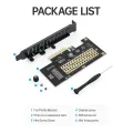 M.2 NVME SSD to PCI-E 4.0 3.0 GEN4 GEN3 Full SpeedAdapter, 64Gbps SSD PCIe 4.0 X4 Expansion Card for Desktop PC. 