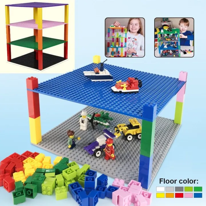 Classic Base Plate 32x32 Dots Double-sided Base Building Blocks Carompatible LEGOs Baseplate Bricks Kids Toys