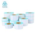 Direct Thermal Removable Blank Labels Rectangle Self-Adhesive Writable Barcode Supermarket BPA Free Stickers for Thermal-Printer. 