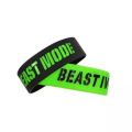 Beast Mode Free Size Rubber Stretchable Stylish Wristband Bracelet For Men Events Party Sports & Daily Wear (Black). 