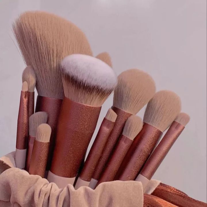 13%20PCS%20Makeup%20Brushes%20Set%20Eye%20Shadow%20Foundation%20Women%20Cosmetic%20Brush%20Eyeshadow%20Blush%20Beauty%20Soft%20Make%20Up%20Tools%20Bag%20-%20Image%202
