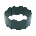 Green Garden Plastic Lawn Edge Weather Resistant Edge Plastic Green Lawn Edging Border Fence 20pcs Lawn Path Grass Flower. 