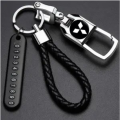 Car Keychain Creative Alloy Metal Keyring Key Chain Ring Gift For Mitsubishi logo Triton Outlander Mirage ASX Lancer EVO PAJERO GRANDIS GALANT Xpander. 
