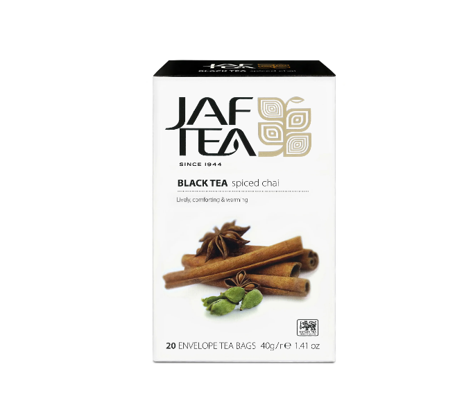 JAF TEA Spiced Chai Ceylon Black Tea, 20 Count Tea Bags Saj | Daraz.lk