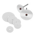 6pcs Mini Circular Saw Blade Set Stainless Steel Wood Cutting Disc Rotary Tools. 