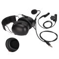 Headphone+U94 PTT 7.1mm Safety Noise Reduction Heavy Duty Headset For Motoro. 