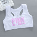 Black/White Kids Bra For Girls Letters Love Printed Teen Girl Training Bras Puberty Underwear Adolescent Vest Children Tank Tops. 