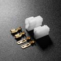 6/30/60pcs Universal T-Type 2 Pin DC Power Male Female Connector Plug for Kenwood Yaesu Icom Vehicular Radio Walkie Talkie. 