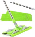 Microfiber Hardwood Floor Mop -  Reusable Flat Mop Pads And Adjustable Stainless Steel Handle, for Wet and Dry Floor Cleaning. 