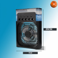 USB Rechargeable Air Cooler, Compact Personal Mini AC with Cooling Fan, 3 Wind Modes, Humidifier & Timer for Desktop and Bedroom. 