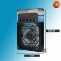 USB Rechargeable Air Cooler, Compact Personal Mini AC with Cooling Fan, 3 Wind Modes, Humidifier & Timer for Desktop and Bedroom. 