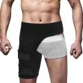 Men and Women Adjustable Hip Groin Stabilizer and Hip Brace for Sciatica Pain Relief, Thigh Leg Compression Support Wrap Sleeve for Pulled Muscles, Hip Joint Pain, Quad Hamstring Joints Recove. 