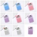 8 Digits Cute Mini Portable Digit Calculator Stationery Office Supplies Small Cartoon Animal Cartoon Cute Calculator Candy Color Kawaii Learning Tools. 
