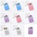8 Digits Cute Mini Portable Digit Calculator Stationery Office Supplies Small Cartoon Animal Cartoon Cute Calculator Candy Color Kawaii Learning Tools. 