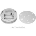 Carbon Monoxide and Smoke Combo Detector Battery Operated CO Alarm with LED Light Flashing Sound Warning. 