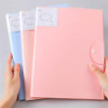 A3 Size Document Bag Portable 40 Pages Storage Holder File Folder 30 Pages Waterproof Paper Organizer for Document Protection. 