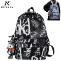 NESKIM school bag beg sekolah junior high school student schoolbag bag pack travel fashion trend backpack beg lelaki 书包. 