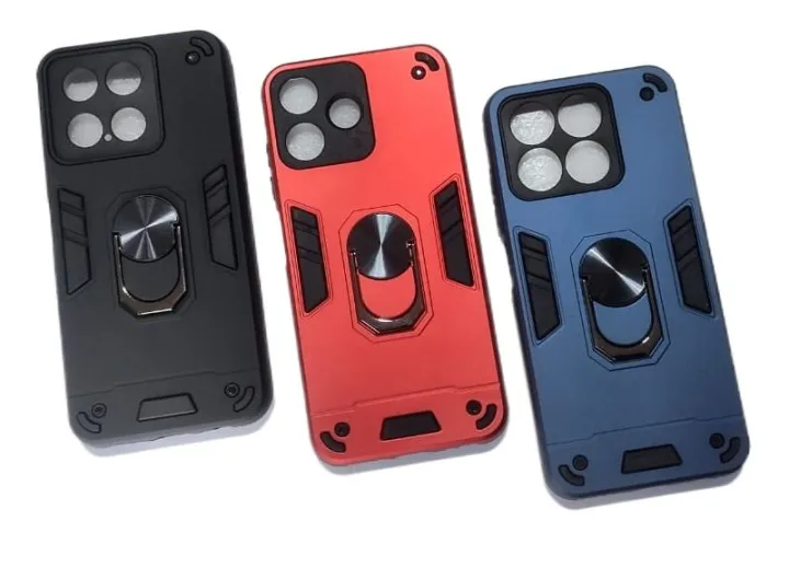 ZTE%20A35,%20A55%20&%20ZTE%20A75%20Hard%20Shockproof%20Armor%20Back%20Cover%20with%20Finger%20Ring%20Back%20-%20Image%204