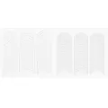 Monja 2 Sheet French Tip Guides Nail Sticker White Manicure Stripe Lines Adhesive Decals Nail Art Diy Professional Tool. 