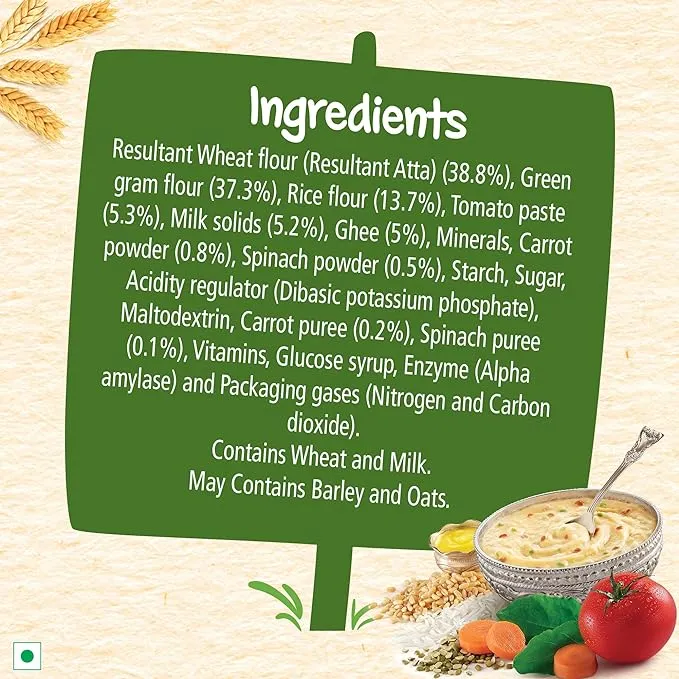 CERELAC%20Baby%20Cereal%20with%20Milk%20,%20Khichdi%20with%20Vegetables%20&%20Ghee%20,%20From%208%20to%2024%20Months%20,Stage%202,%20Source%20of%20Iron%20&%20Protein%20,%20300g%20Bag-In-Box%20Pack%20-%20Image%204