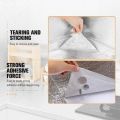 Anti-fouling High-temperature Aluminum Foil Wallpaper Cabinet Film 40cm/60cm*1m Kitchen Oil-proof Self Adhesive Stickers Stove. 