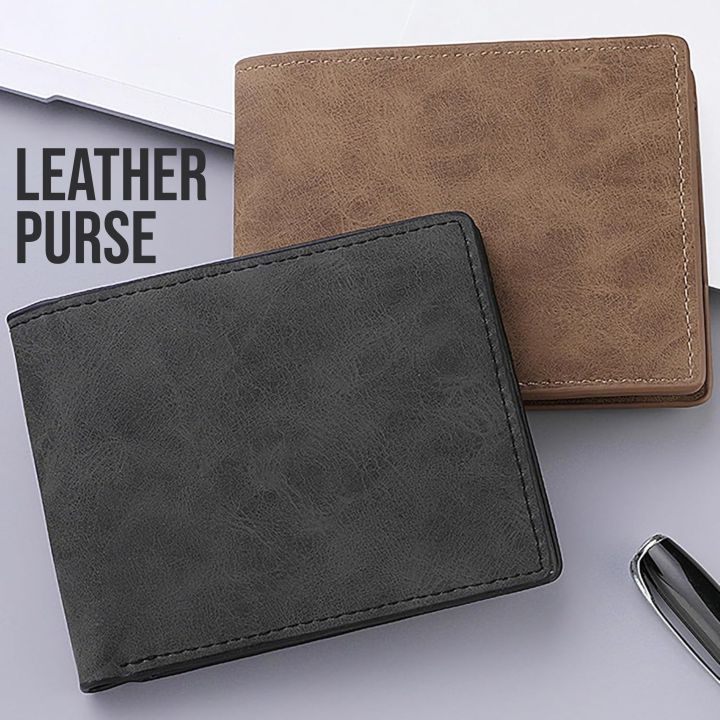 Wallet For Men Slim 6 Credit Card Holder Slots Small Thin Men's Wallet Bifold Minimalist Front Pocket Large Capacity