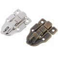 【FOOT SOFA】1xhanshi 2pcs Jewelry Chest Box Antique Metal Buckle Suitcase Case Toggle Lock Hasp Latch. 