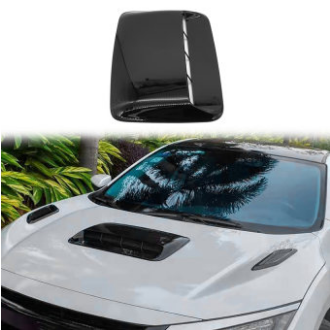 Universal 40 x 28 Car Hood Vent Decorative Air Flow Intake Bonnet Hood Scoop Cover Exterior Accessories For Car