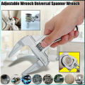 Universal Aluminum Wrench Adjustable Open End 6-68mm Wrench Pipeline Repair Tool. 