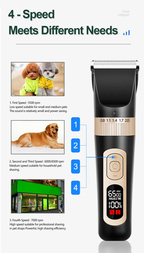 Oneisall Pet Hair Clippers Oneisall Dog Shaver Clippers Low Noise