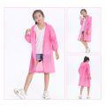 Rain Coats,EVA Reusable Rain Ponchos Rain Jacket Raincoats with Hood Windbreaker for Women Men Kids, Pink - Kids, Small-Medium. 