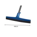 FLOOR WIPER WITH 120CM PLASTIC COATED METAL HANDLE - FEATHER. 