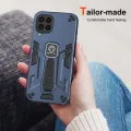 lthmy for Samsung Galaxy M33 5G Case Dual Layer Soft TPU Hard PC Back Stand Cover. 