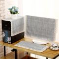Cotton Linen LCD Computer Dust Cover Monitor Cover Towel Desktop All-in-One Computer Cover Cover Cloth 27 Inch Dust Cover. 