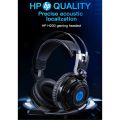 HP H200GS Wired Over-Ear Gaming Wired Headset with Rotatable Mic LED Lighting Ergonomic Design for PC. 